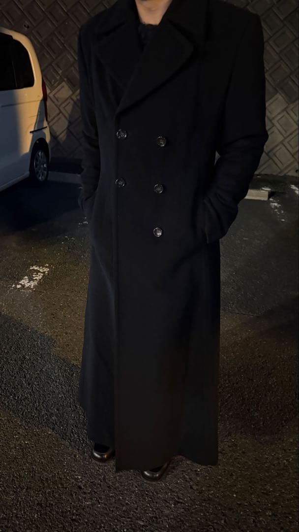 【着丈140cm】 super long coat イタリア製 ロングコート