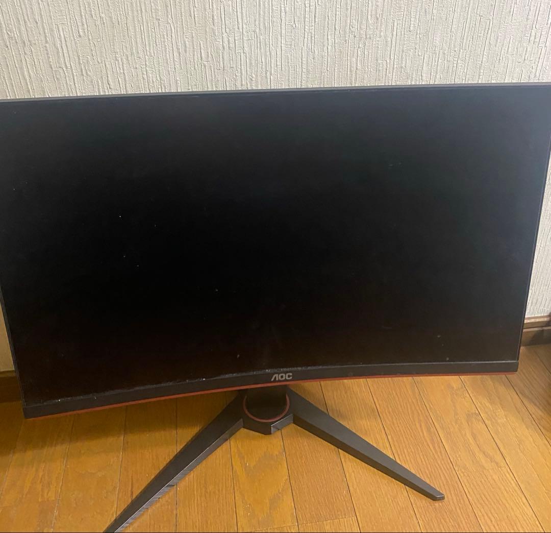AOC C24G1 ゲーミングモニター 24インチ 湾曲 144Hz 本体のみ