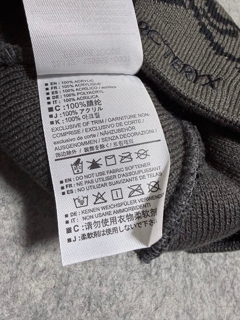 ARC'TERYX FERNIE TOQUE グレー ビーニー