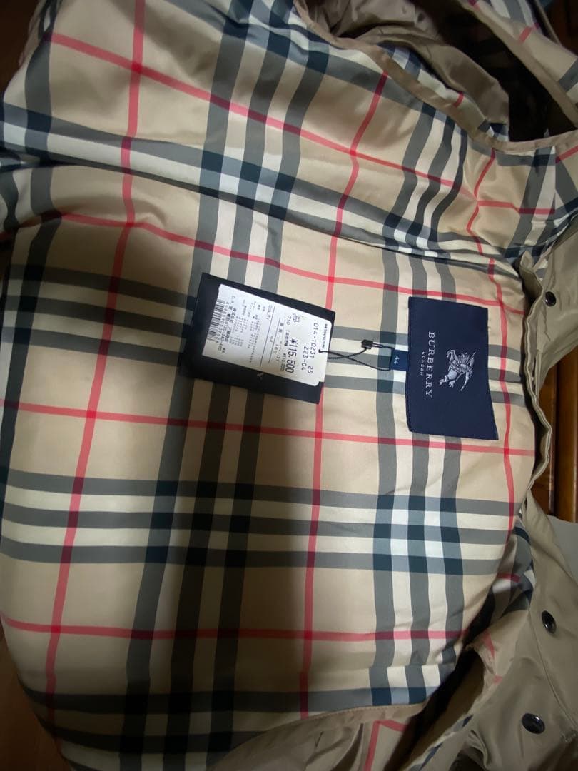 sweet 　　　新品　バーバリーロンドン　　ライナーファー付き