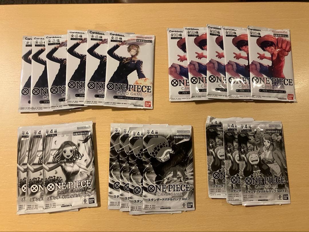 ジ*ン様 ワンピースカード 引退品まとめ売り プロモーションパックまとめ