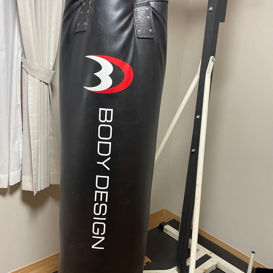 BODY DESIGN サンドバッグ 黒 スタンド付き