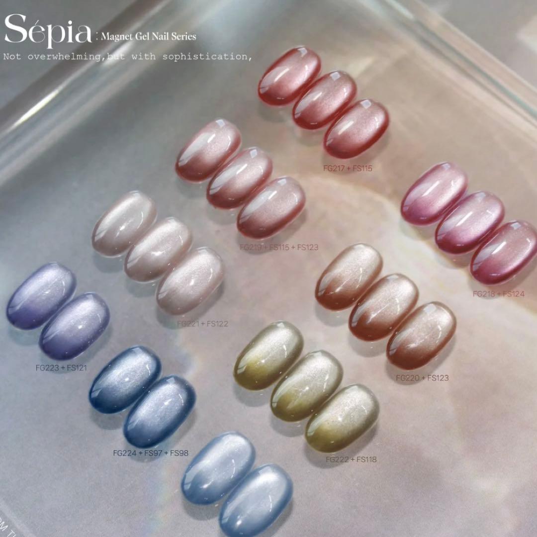 sepia マグネットジェル ネイルジェル 韓国 9本セット