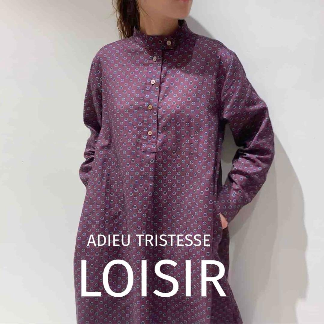 LORSIR ダブルガーゼ　リバティープリントワンピース　極美品