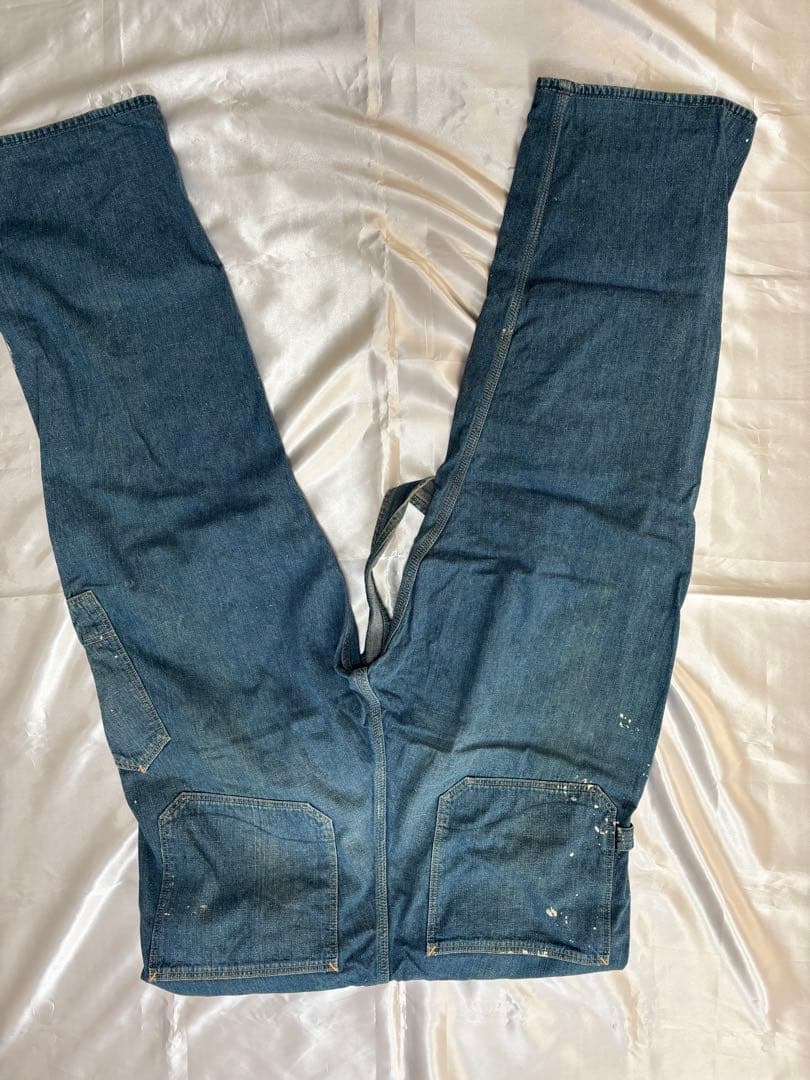 orslow デニムオーバーオール ペイント加工