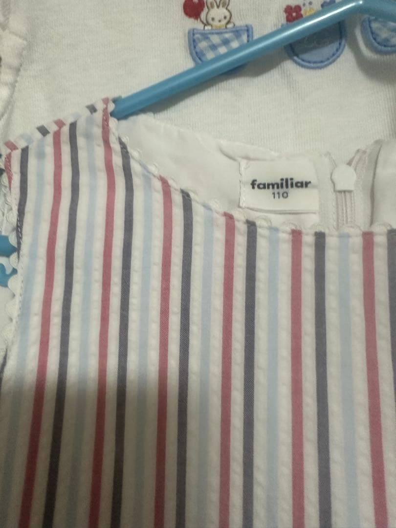 familiar 110サイズ ワンピースセット