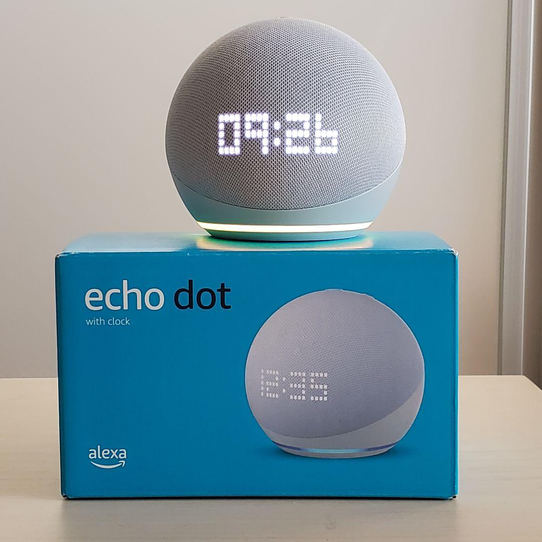 希少 Amazon Echo Dot with Clock 時計付き 第5世代
