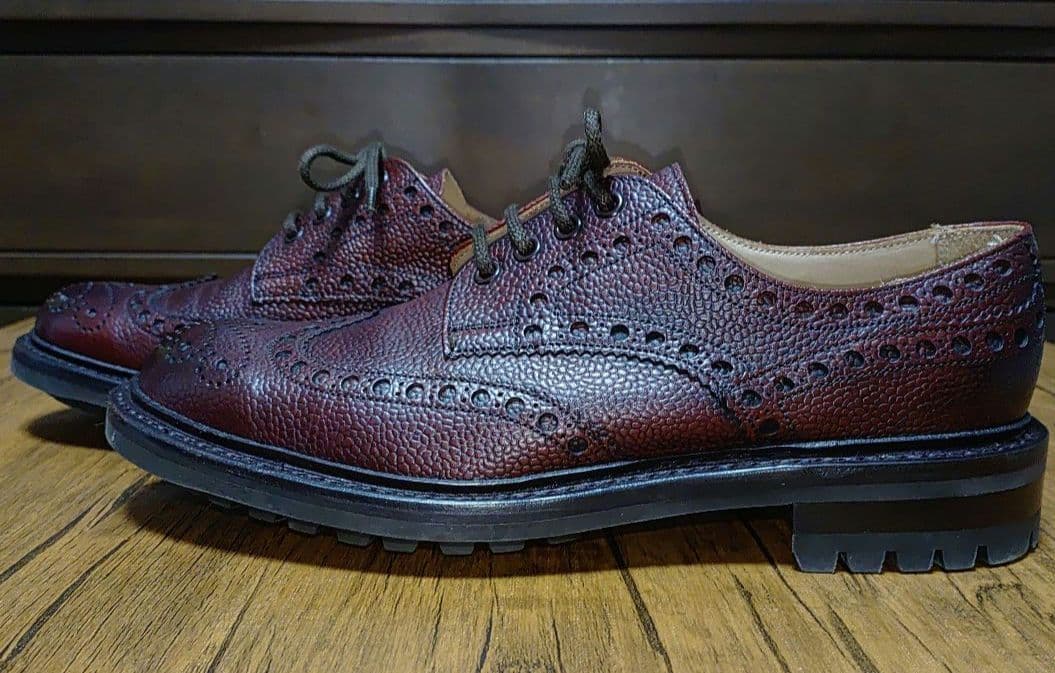 【新品同様】JOSEPHCHEANEY AVONC バーガンディグレイン 8 F