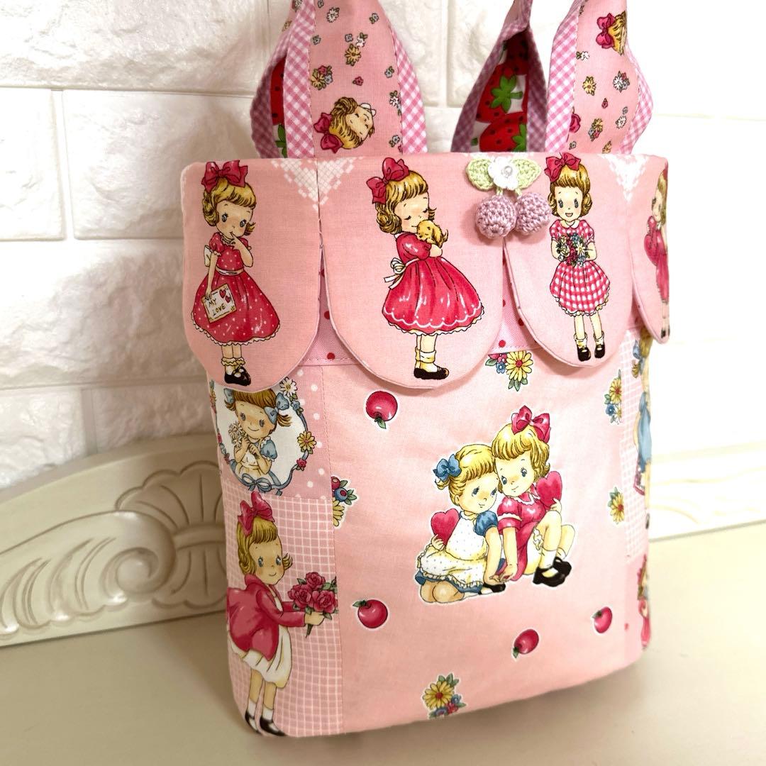 ❤️ぷっくりフリルトートバッグ（大）❤️ 0161