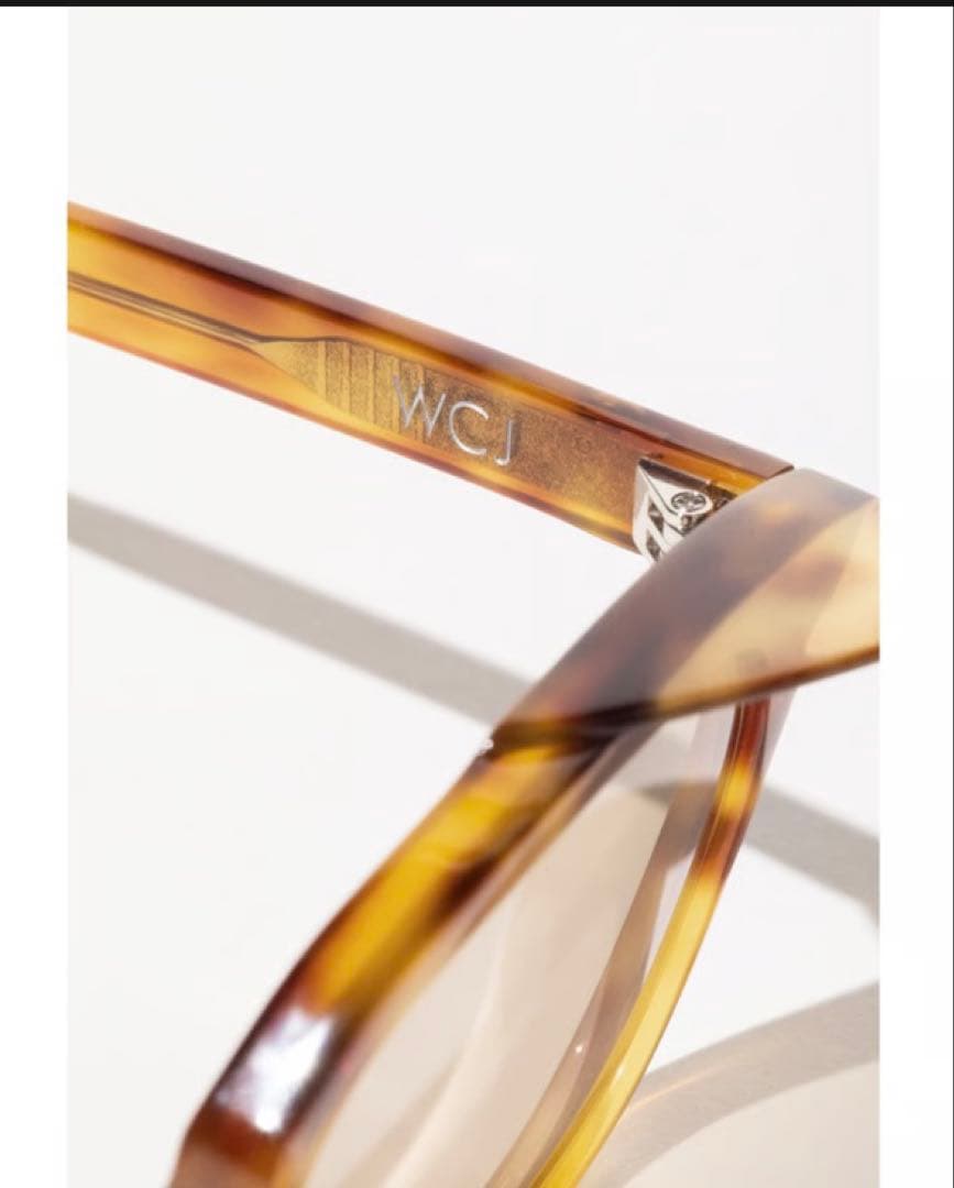 新品未使用！wcj 猫耳付きサングラス　ベッコウ柄　ブラウン