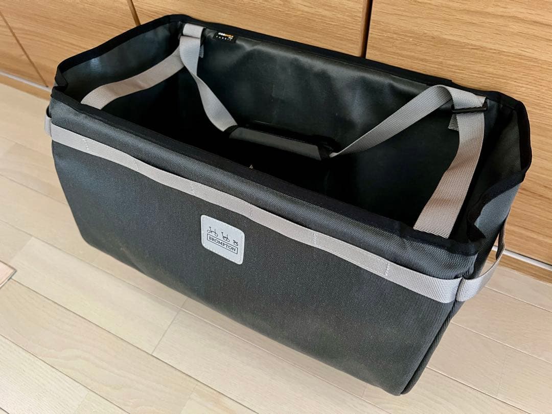 ブロンプトン ボローグバスケットバッグ WITH フレーム ダークグレー 23L