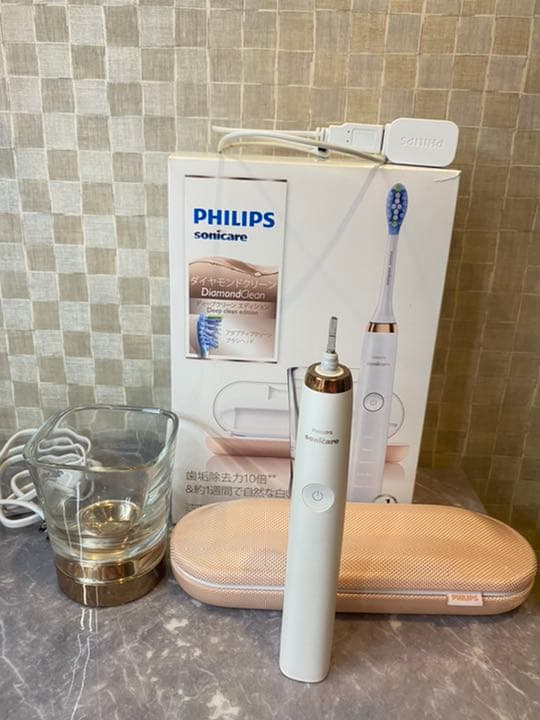 美品　フィリップス　電動ブラシ　ローズゴールド