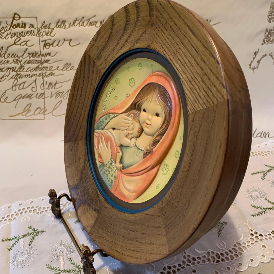 アンリ人形　ビンテージ1978年Mother's Day木製プレート！可愛い！