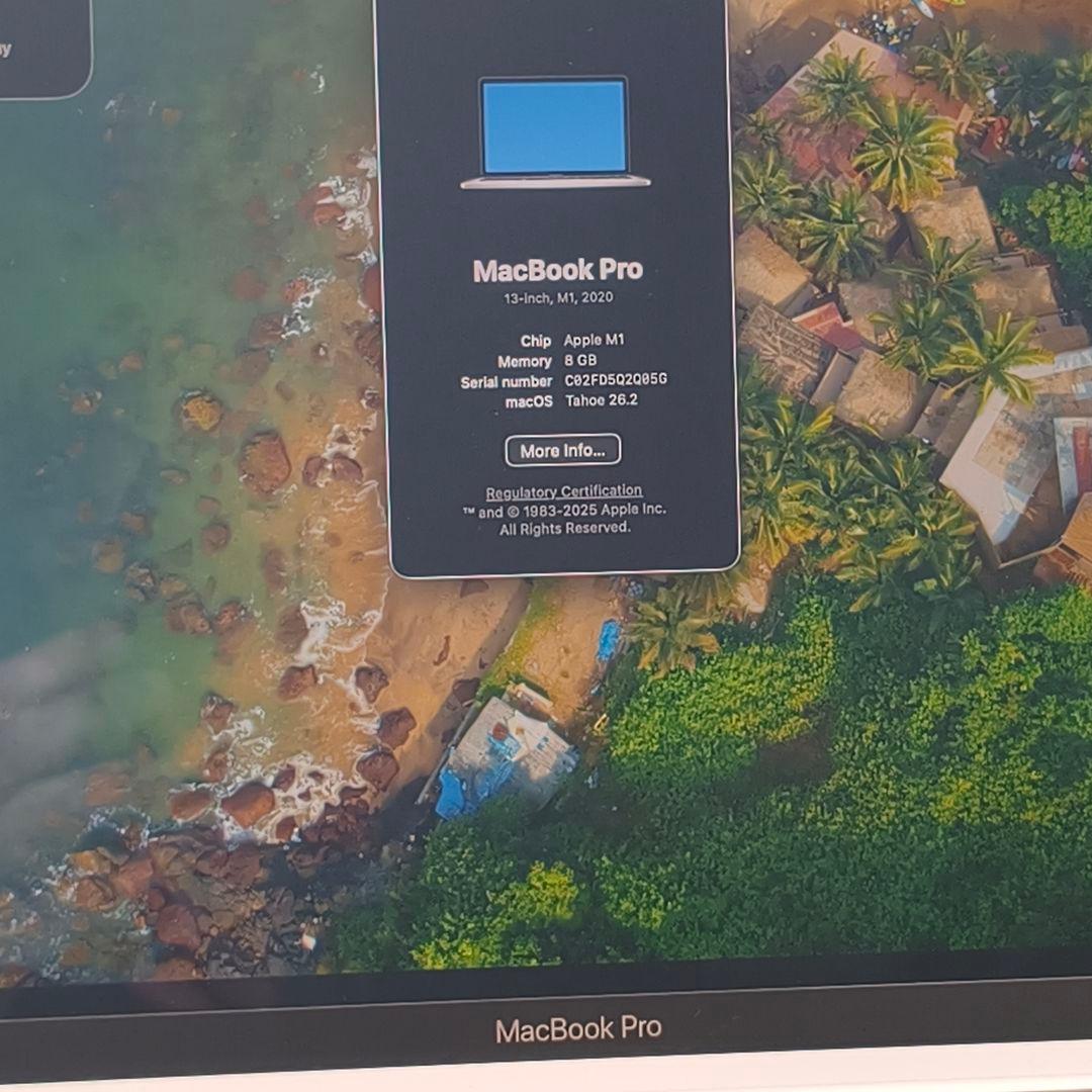 MacBook Pro 13インチ M1 2021 8GB 95% バッテリー