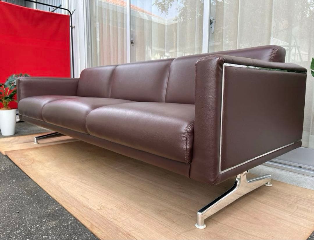 ヴィンテージ　モダン3Sソファ　三人掛け　ミッドセンチュリー　レトロモダン　美品