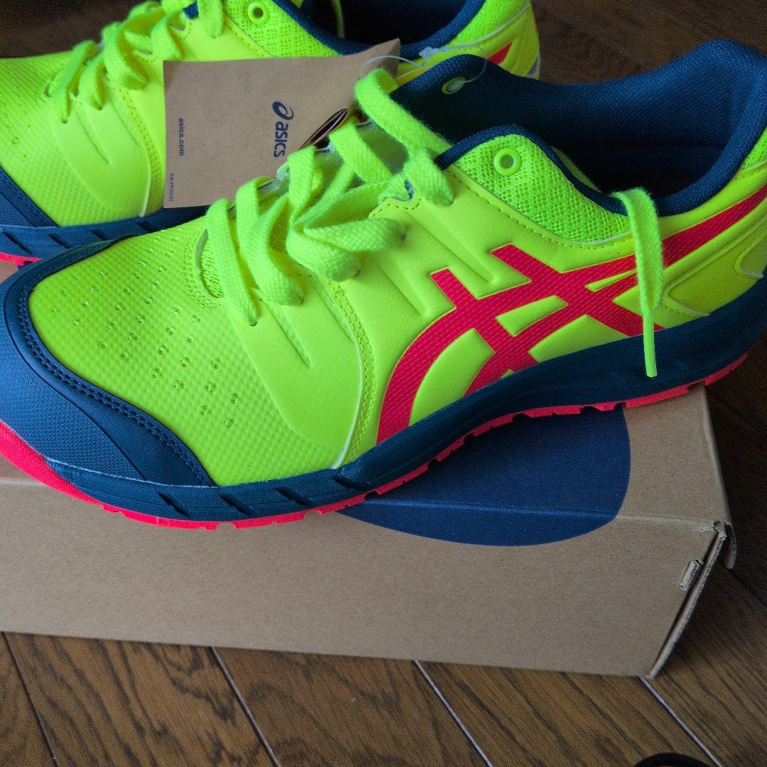 ASICS トレーニングシューズ 蛍光イエロー