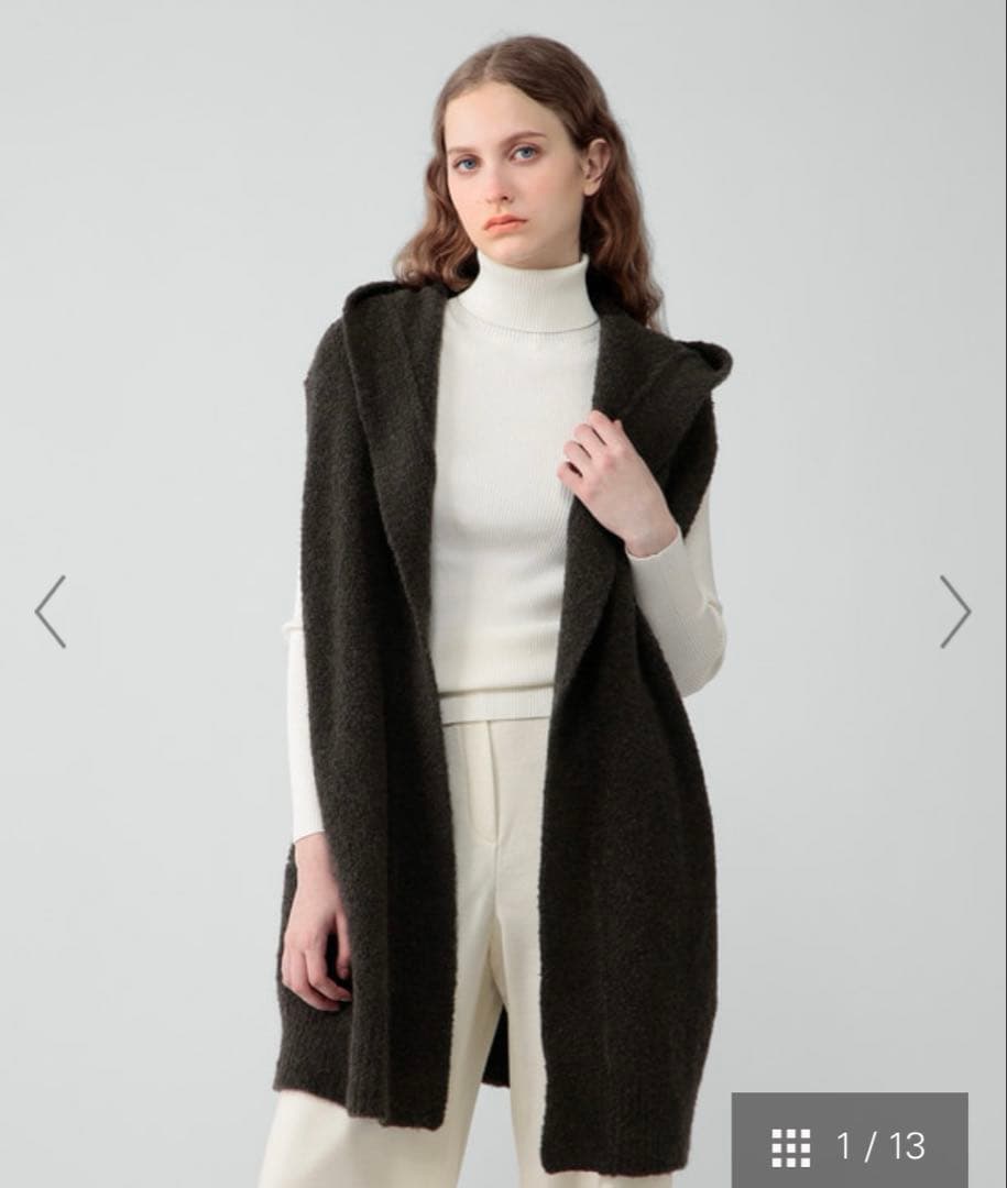 Theory luxe ジレ(ノースリーブカーディガン)