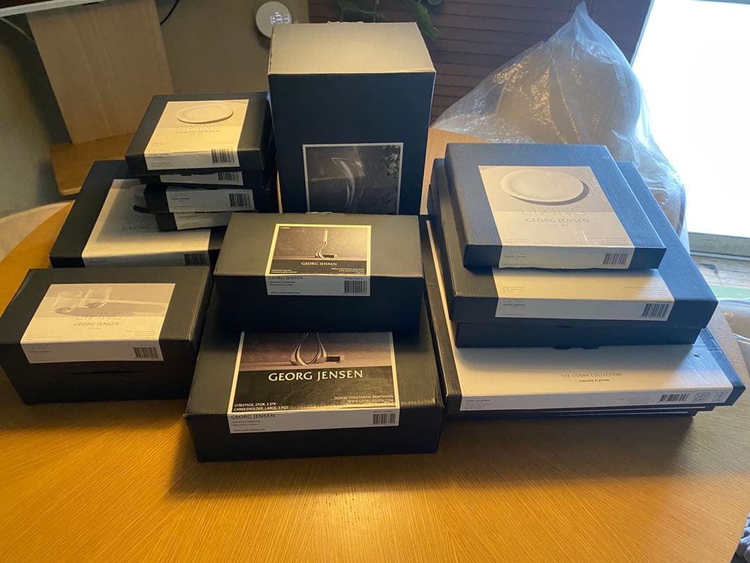   ジョージジェンセンコブラ キャンドルホルダー2ピース