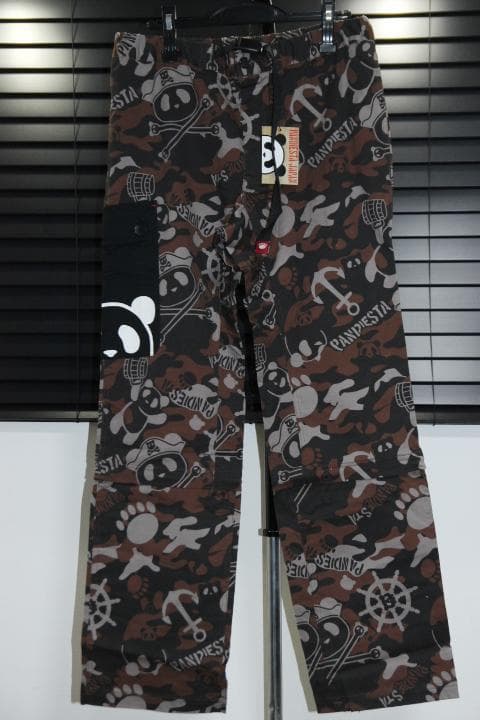 パンディエスタ 大きいサイズ XXL サーマルパーカ＋迷彩パンツ セットアップ