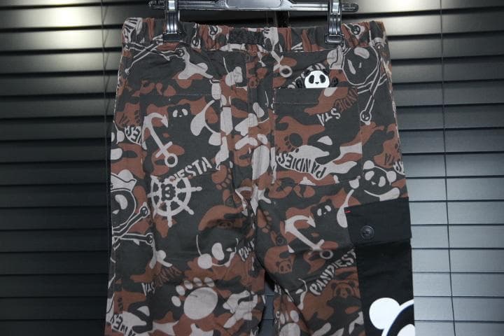 パンディエスタ 大きいサイズ XXL サーマルパーカ＋迷彩パンツ セットアップ