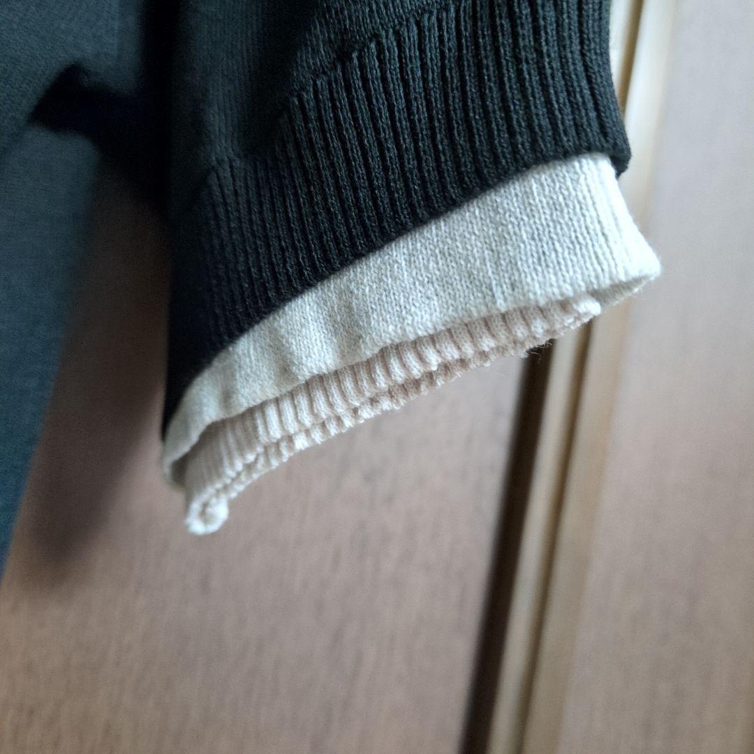 メゾンミハラヤスヒロ　重ね着風ニット