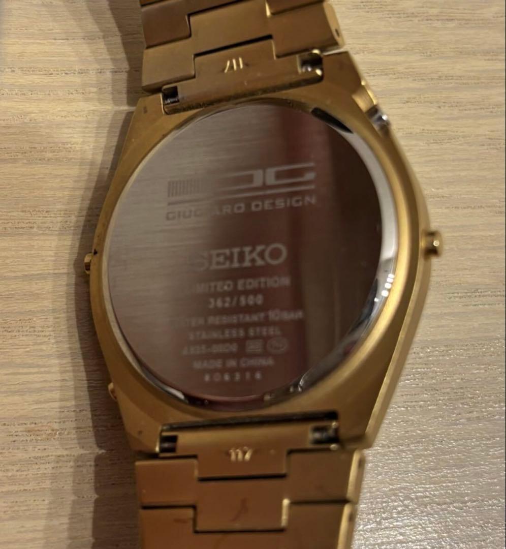 笹*広様 BEAMS別注SEIKOセイコーGiugiaroジウジアーロ金デジタル