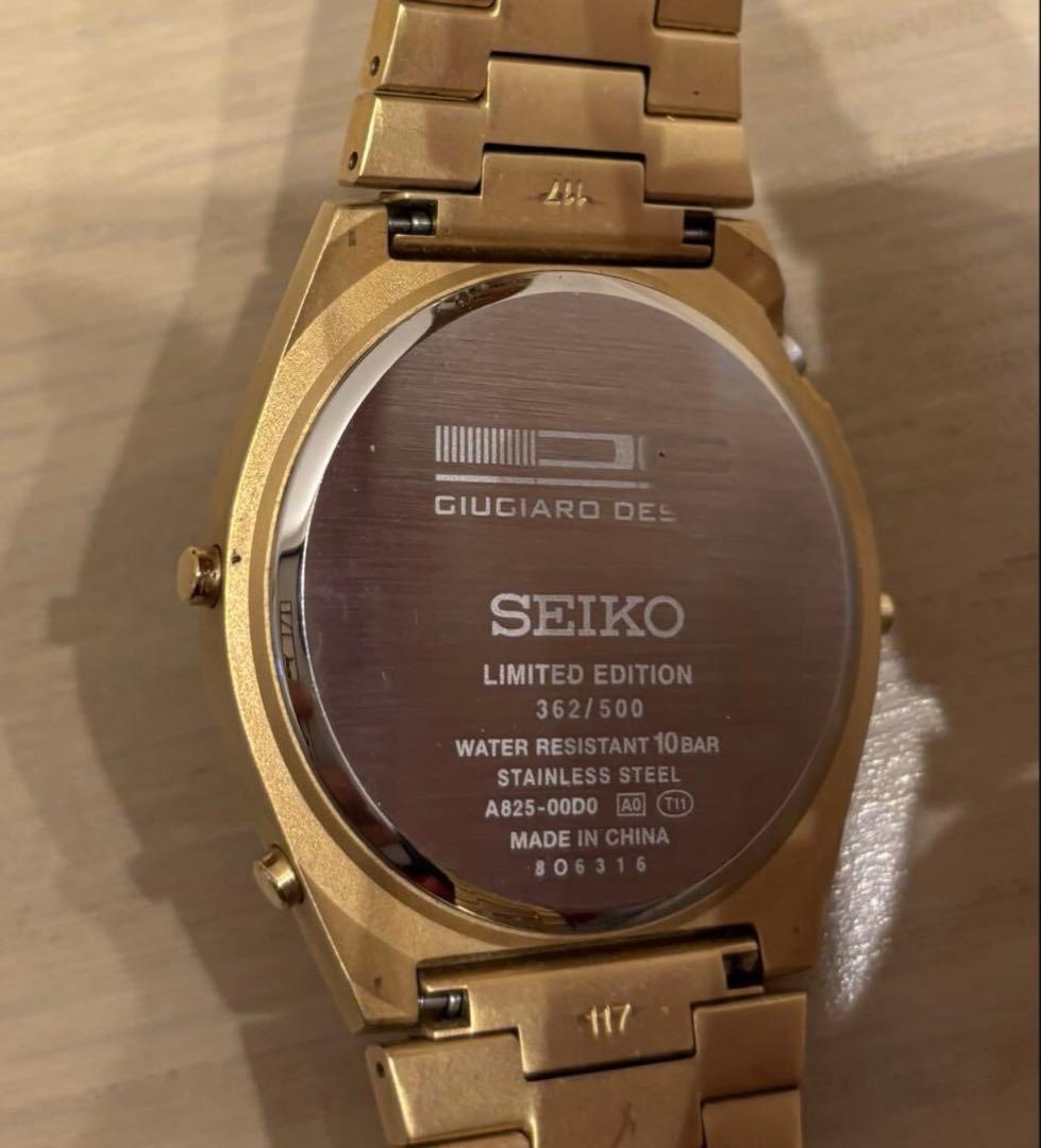 笹*広様 BEAMS別注SEIKOセイコーGiugiaroジウジアーロ金デジタル