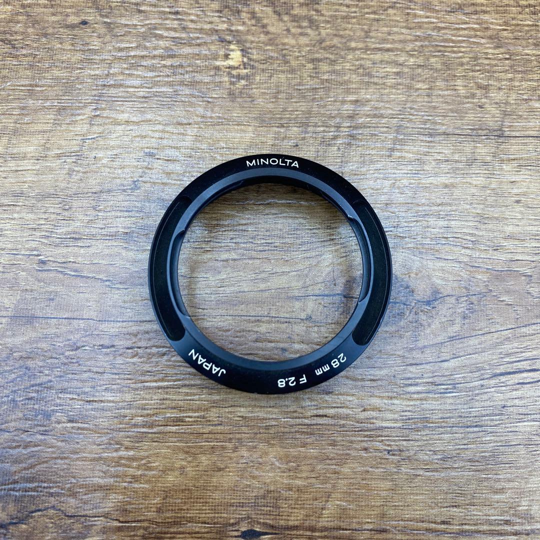 MINOLTA ミノルタ M-ROKKOR 28mm f2.8 フード　F248