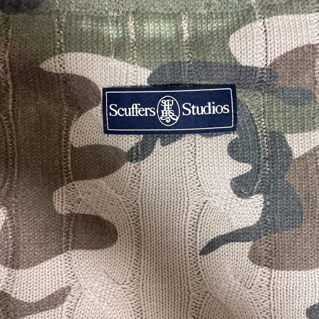 scuffers 迷彩柄 ニットセーター L