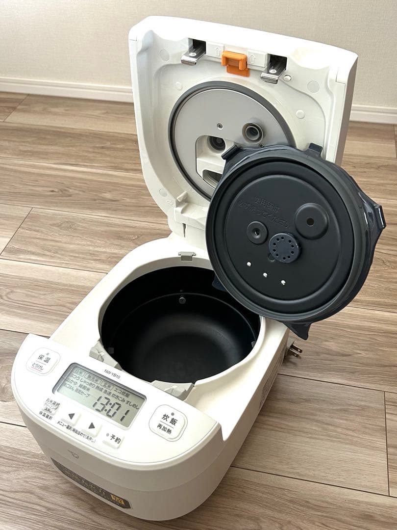 一度のみ使用★象印 極め炊き 圧力IH炊飯ジャー NW-YB10-WA 炊飯器