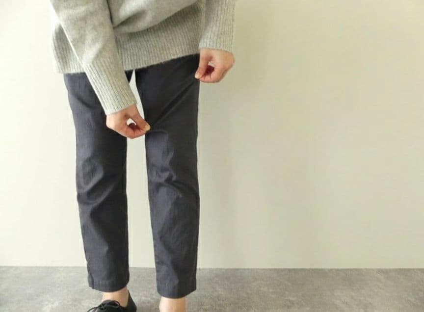 新品タグ付！Brocante ブロカント コクパンツ　ブラック　裏起毛　あったか