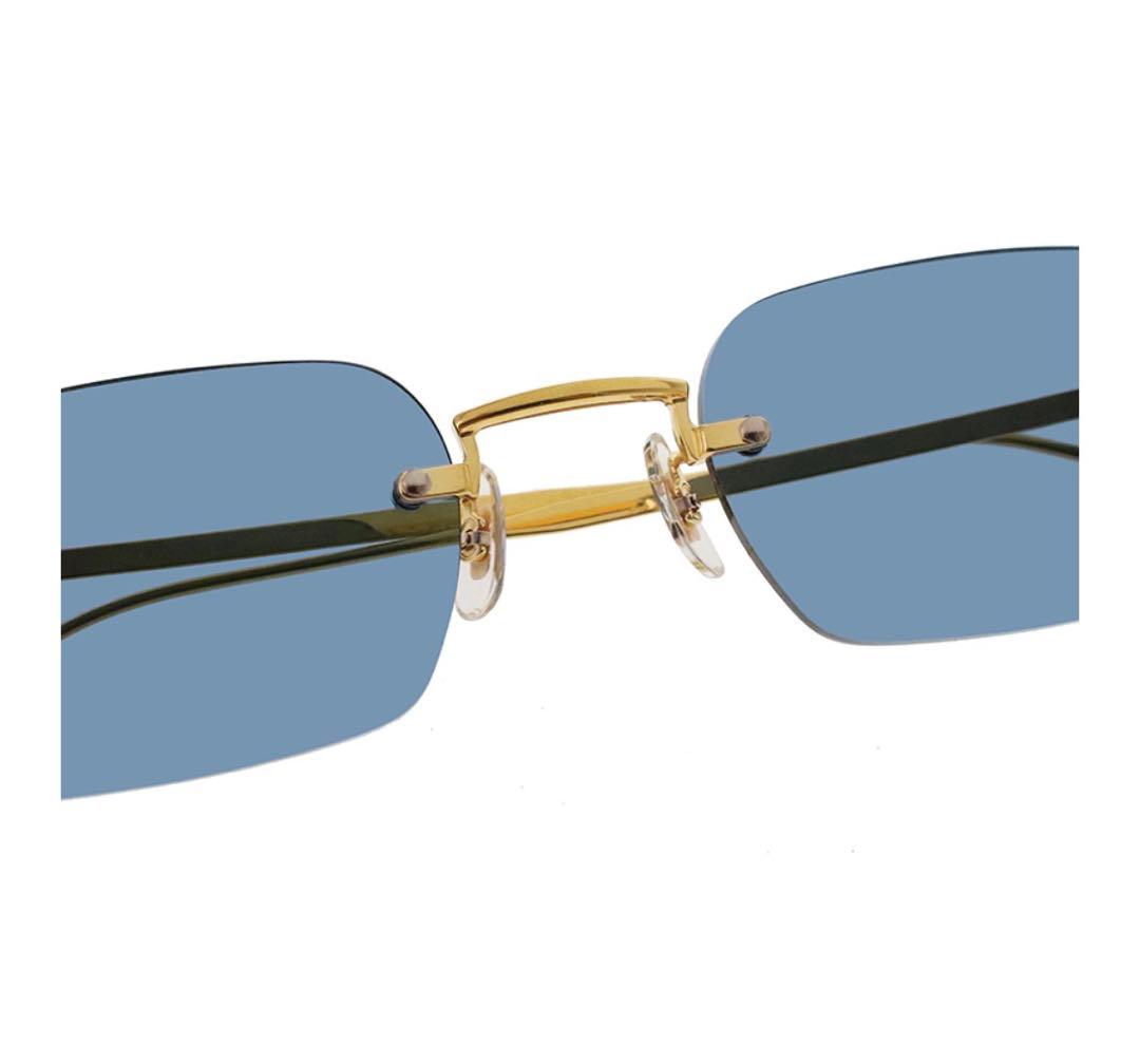 ハ*】様 EYEVAN Grain SUN col. YG/BLU