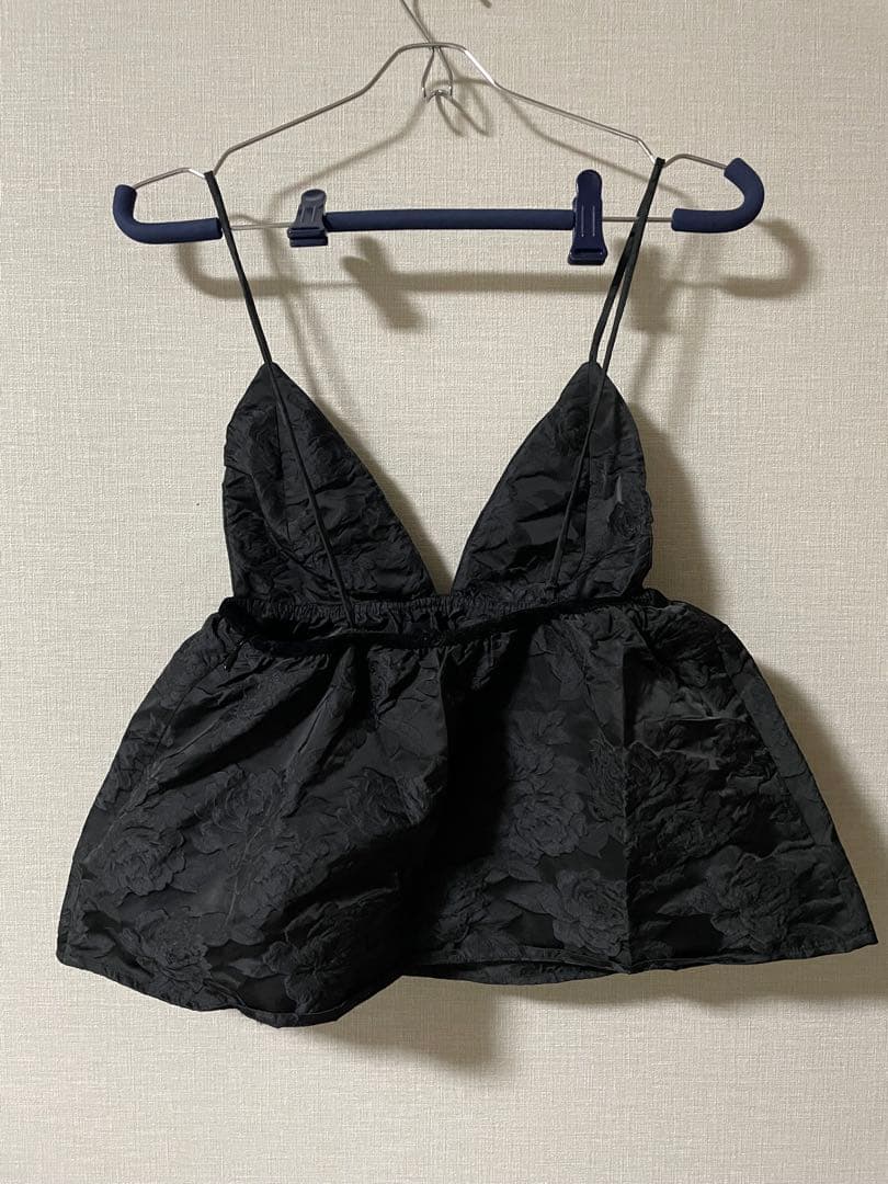 トップス GANNI Botanical Jacquard Strap Top