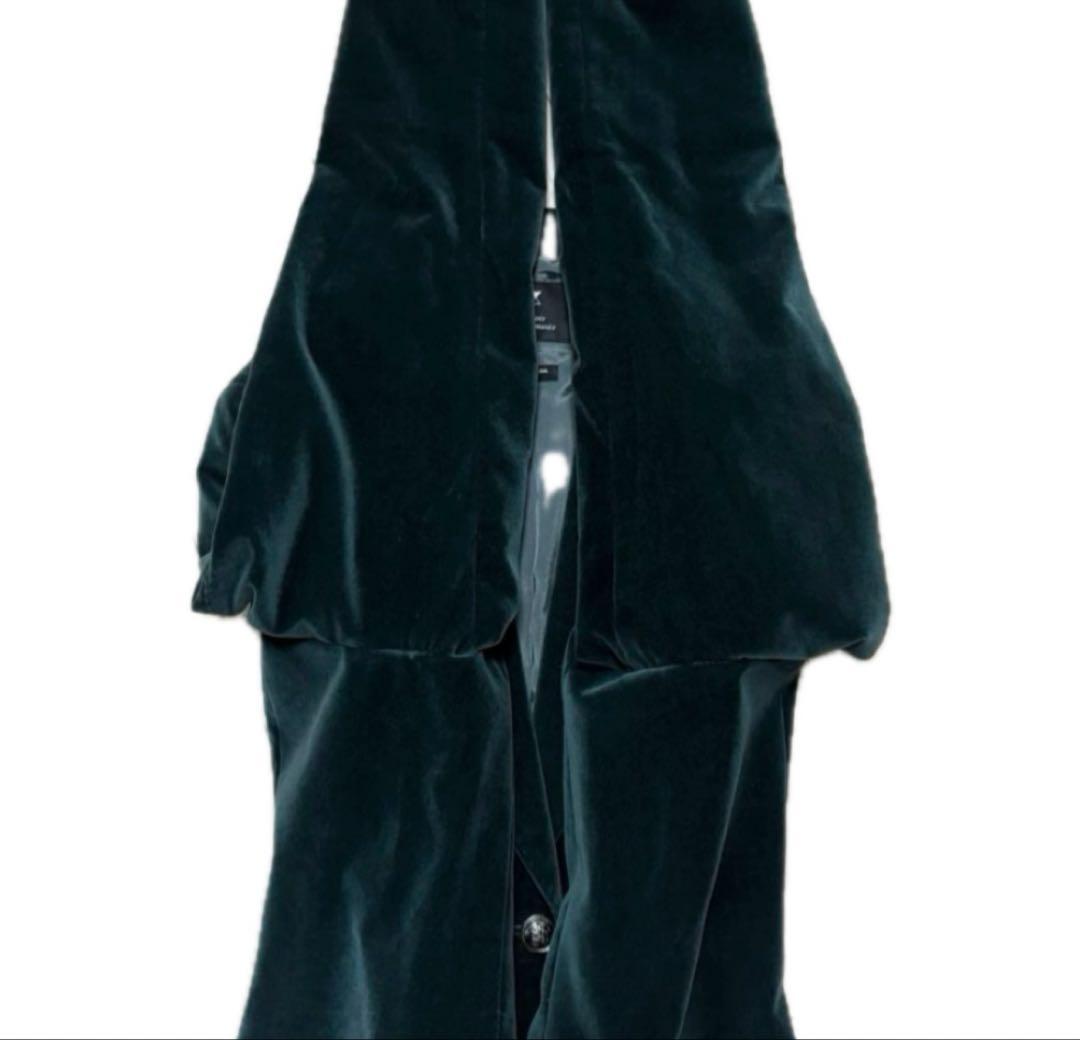 23区 ベロア　メタルボタン　ストレッチ　テーラードジャケット　ブレザー