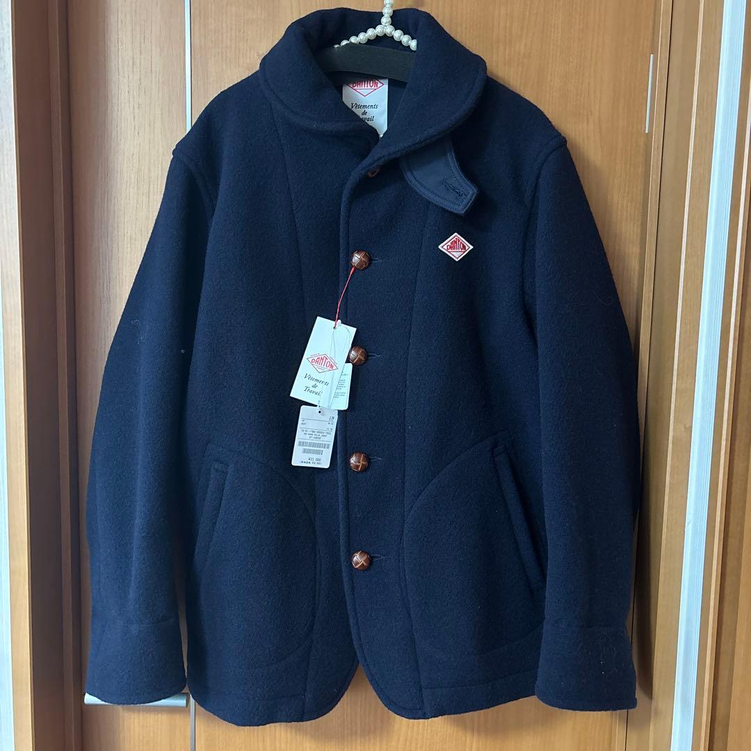 DANTON ◆ウールコート★ ネイビー 42