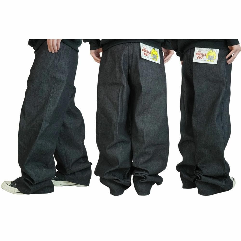 新品W34ベンデイビスbendavisゴリラカットインディゴデニムワークパンツ