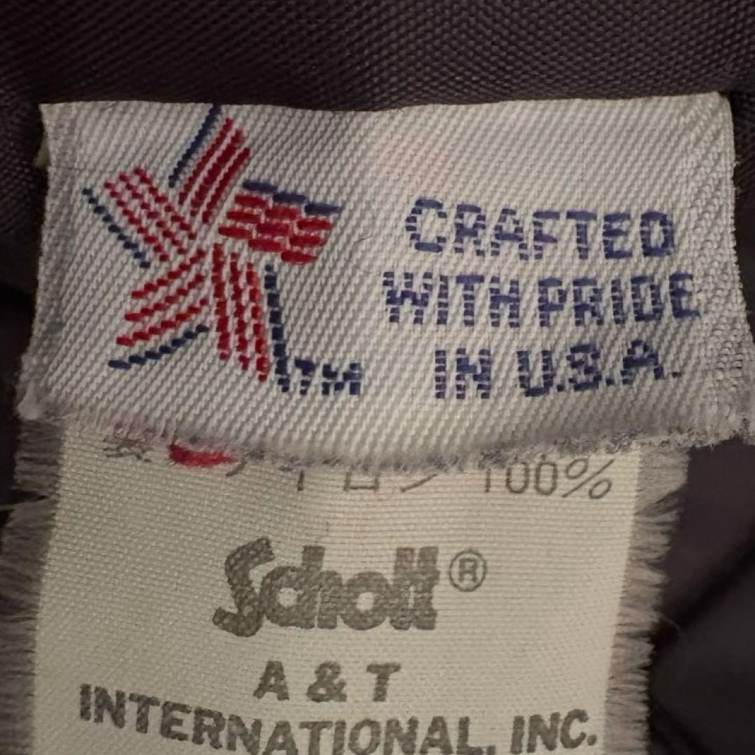 ★希少 XLサイズ★ SCHOTT ピーコート ジャケット USA製 42 黒