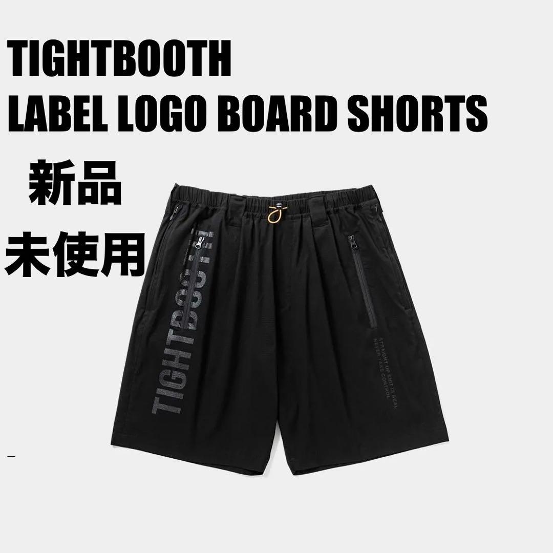 パンツ TIGHTBOOTH LABEL LOGO BOARD SHORTS