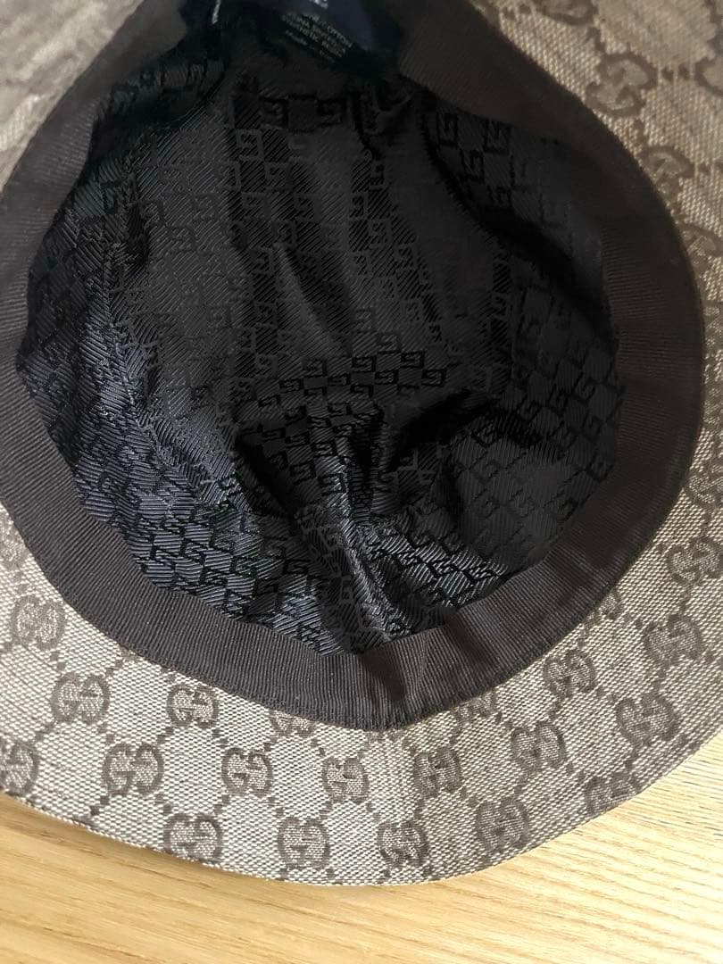 GUCCI GGパターン バケットハット Lサイズ