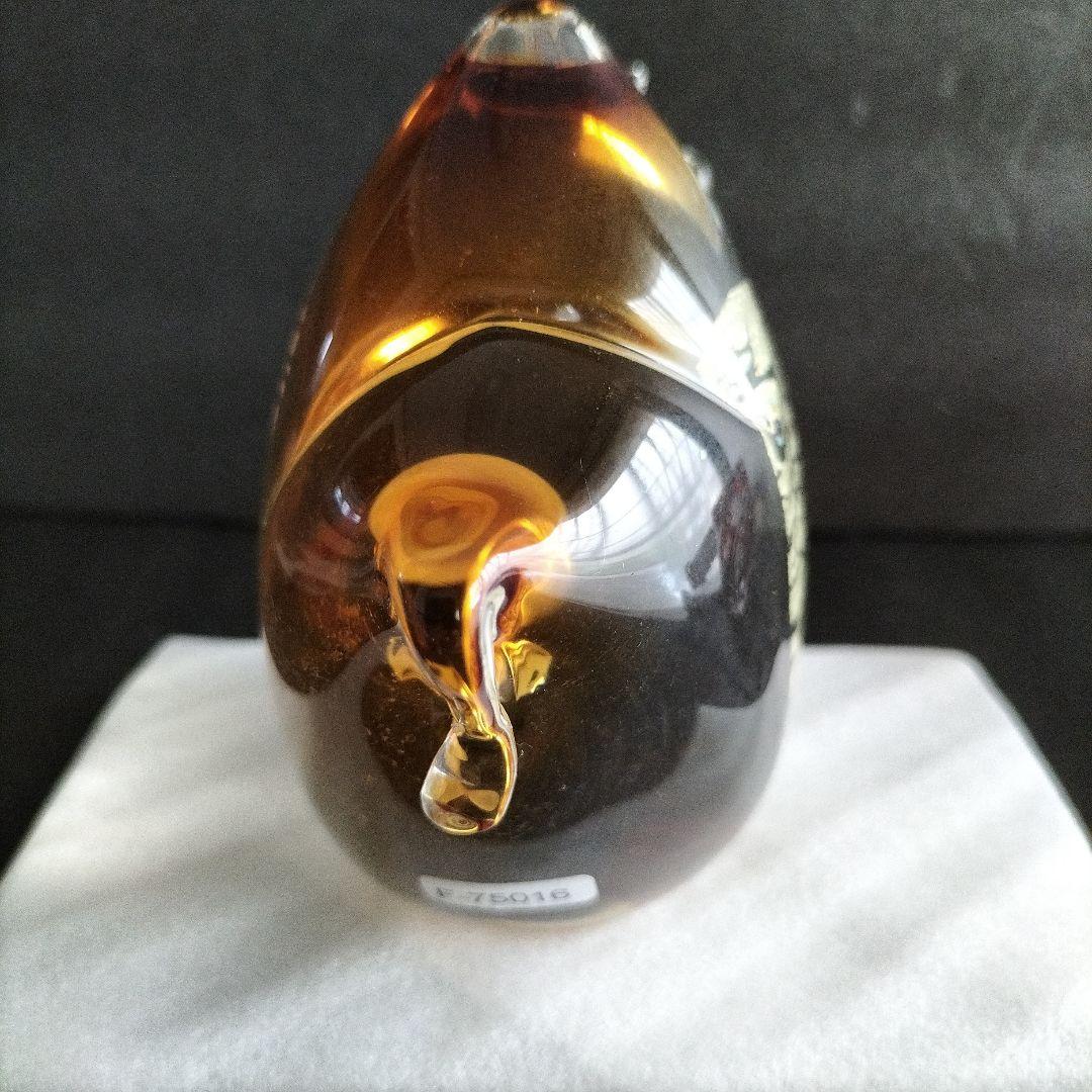 青森伝統工芸品　津軽びいどろ置物と 江戸切子グラス　お値下げ