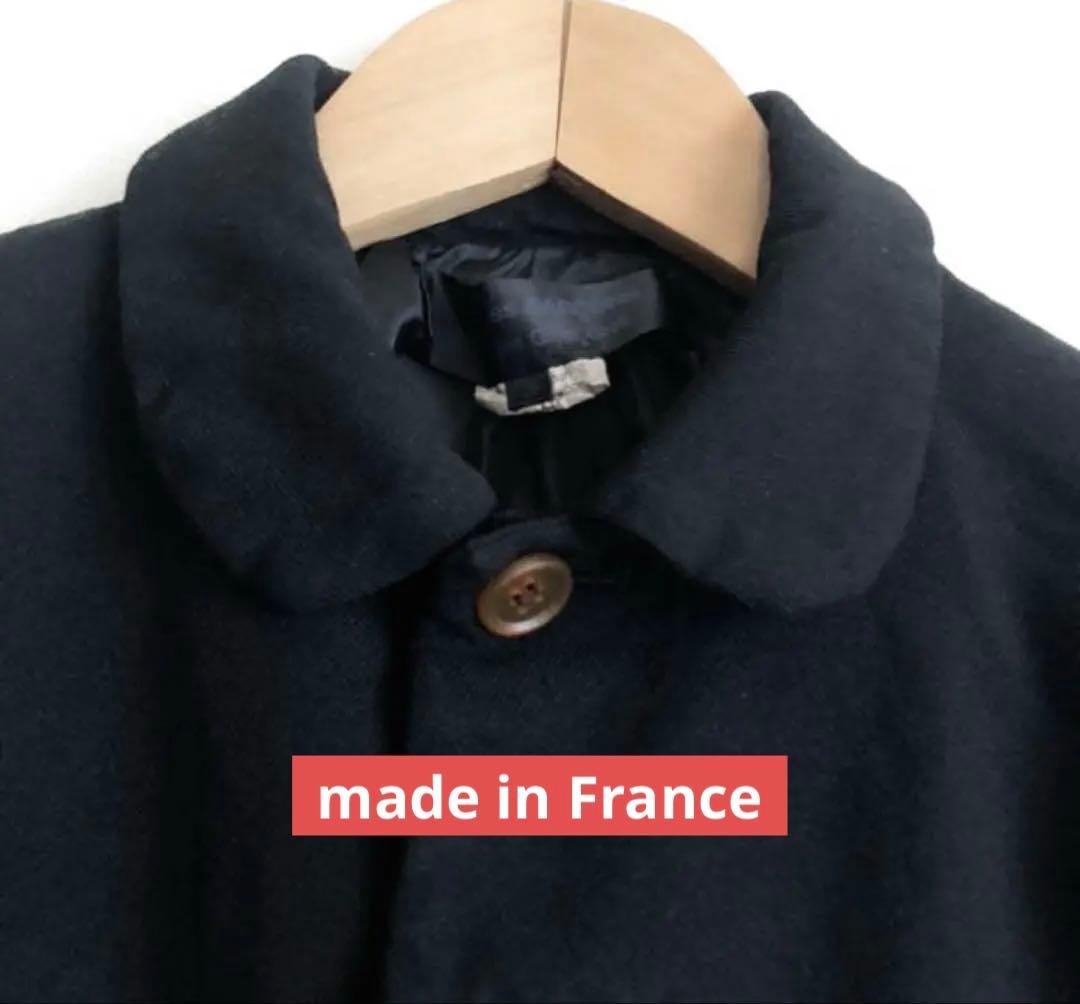 コムデギャルソンコムデギャルソンSエステル黒コムコム　丸襟ジャケット綿絨