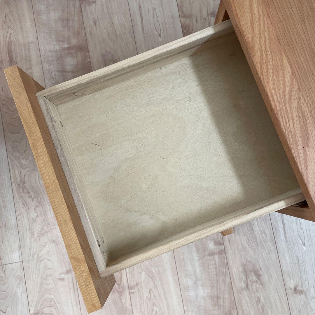 無印良品 木製デスクキャビネット　タモ材