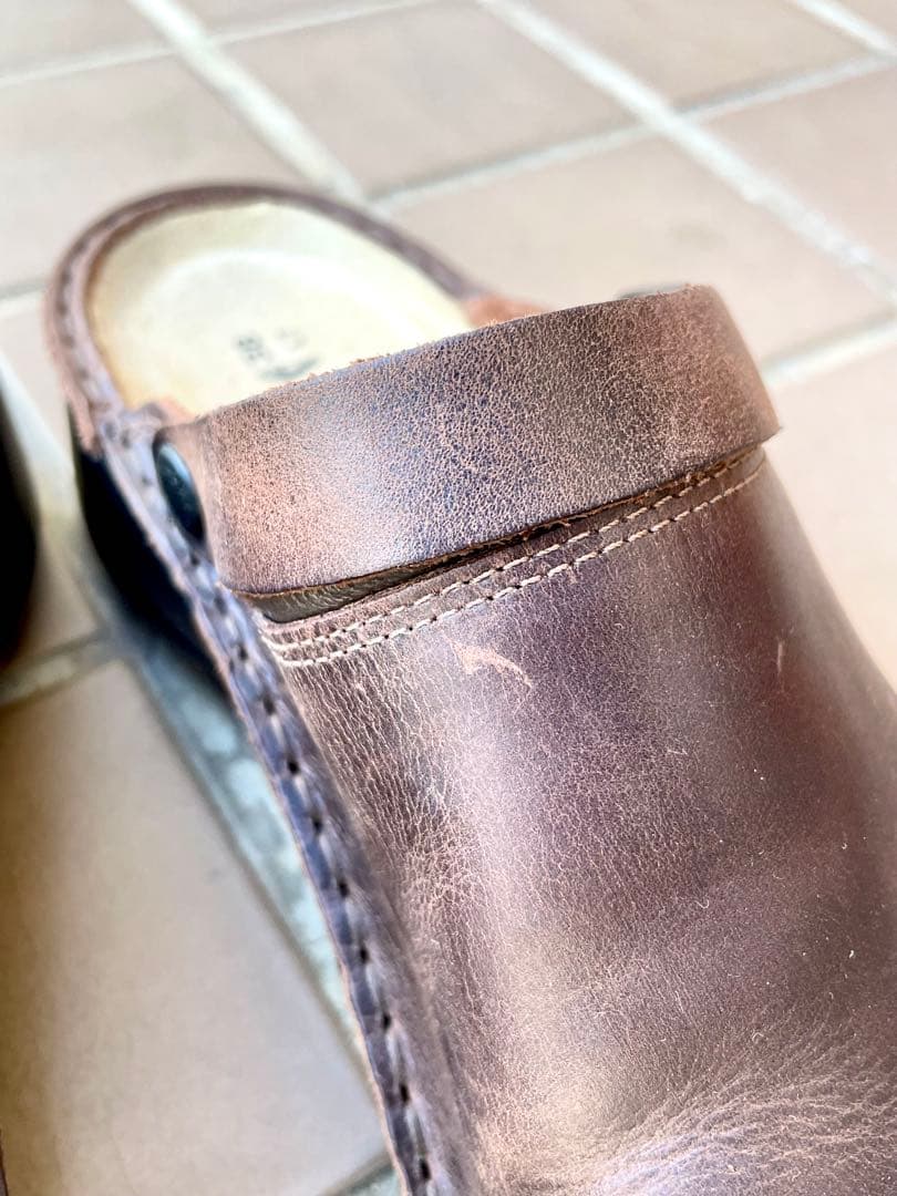 NAOT アイリス・ブラウン サボ・サイズ38