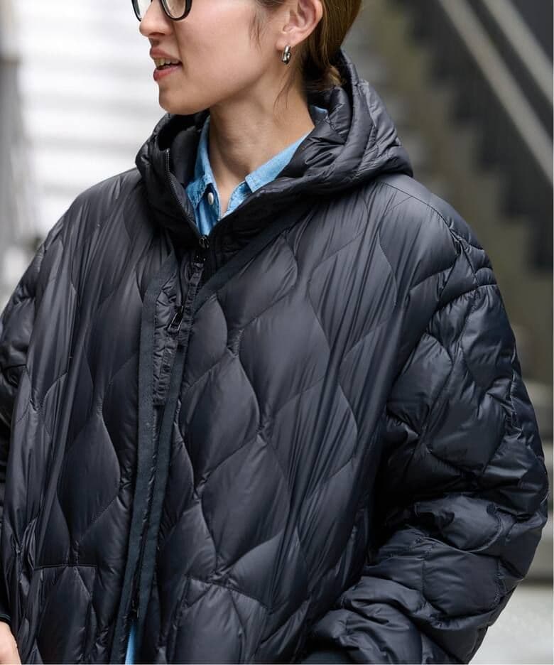 【美品】FRAMeWORK×TAION タイオン 別注フードビブス付きブルゾン