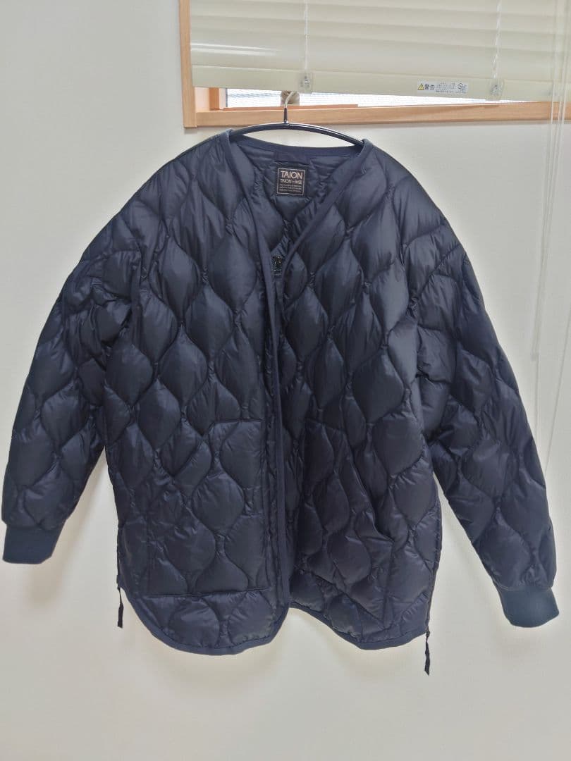 【美品】FRAMeWORK×TAION タイオン 別注フードビブス付きブルゾン