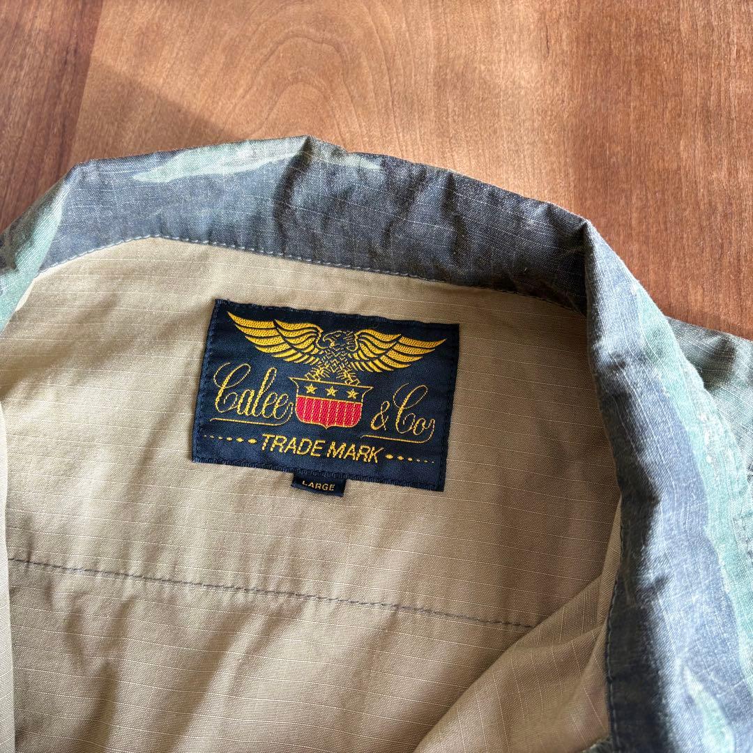 CALEE Tiger camo military jacket Lサイズ