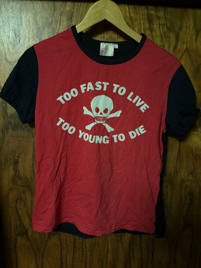 vivienne westwood 半袖Tシャツ Mサイズ 赤黒