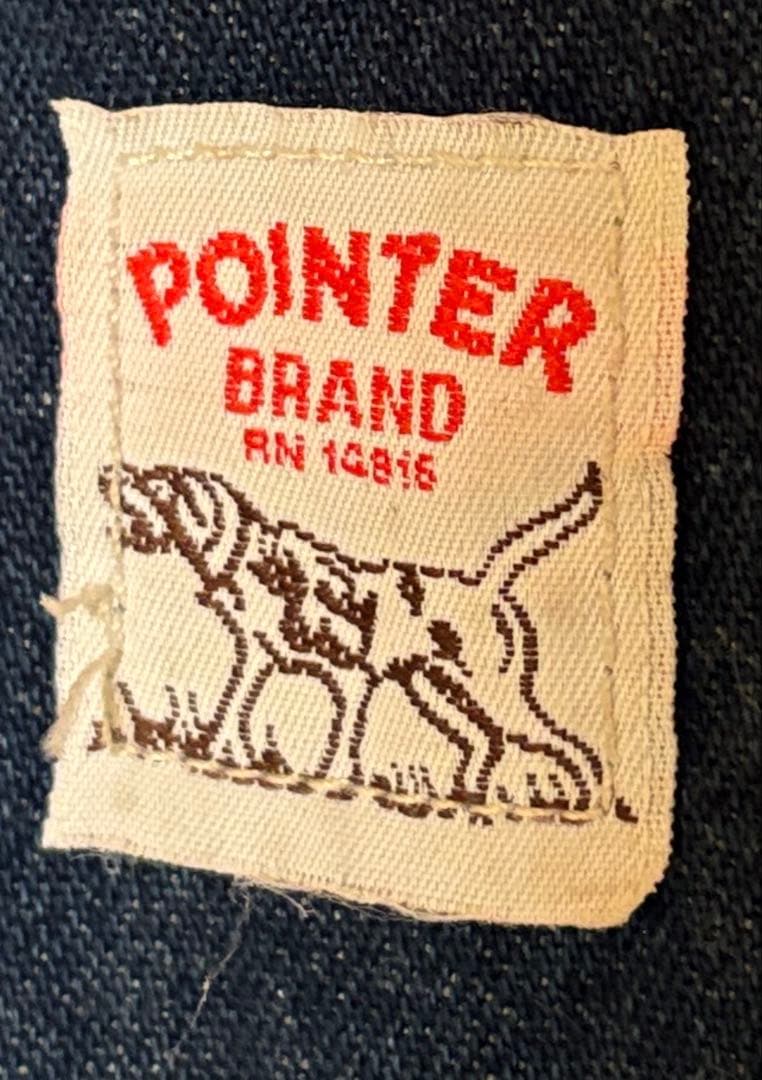 POINTER BRAND 濃紺 デニム オーバーオール つなぎ 80〜90s