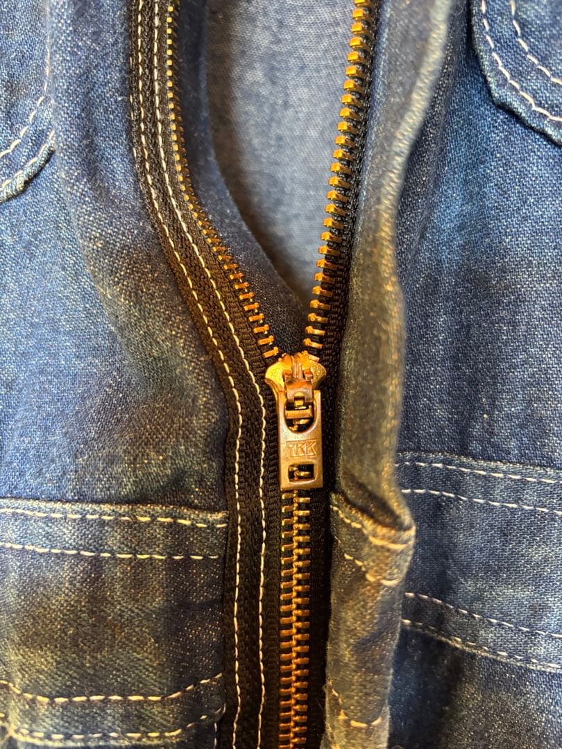 POINTER BRAND 濃紺 デニム オーバーオール つなぎ 80〜90s