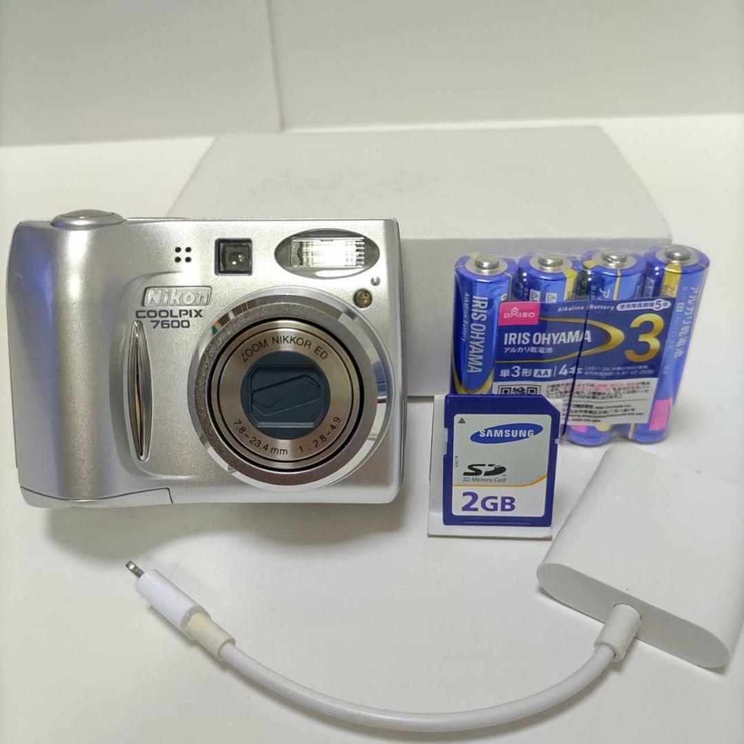 動作確認済み ニコン COOLPIX 7600 オールドコンデジ デジカメ